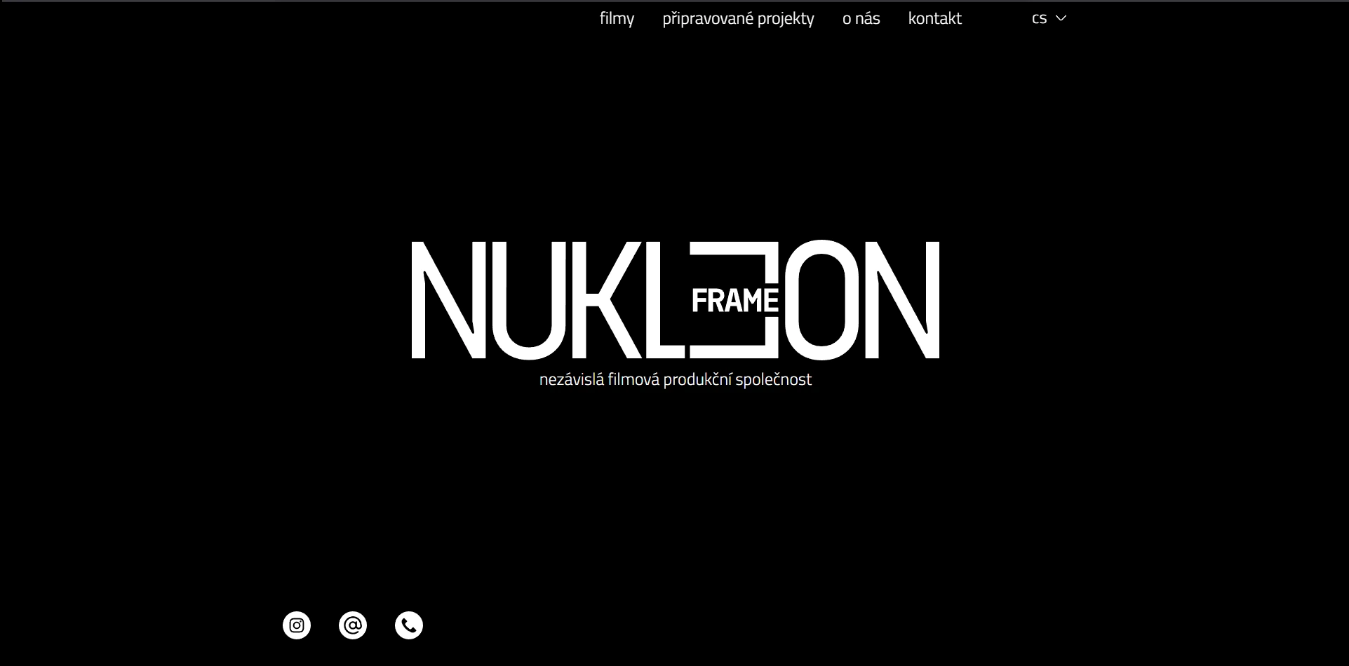 Ukázka naší práce — Nukleonframe